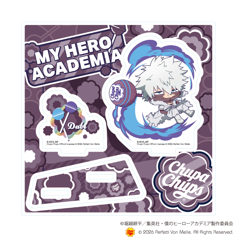 アクリルスタンドプレート「アニメ 『僕のヒーローアカデミア』×チュッパチャプス」09/荼毘(ミニキャライラスト)