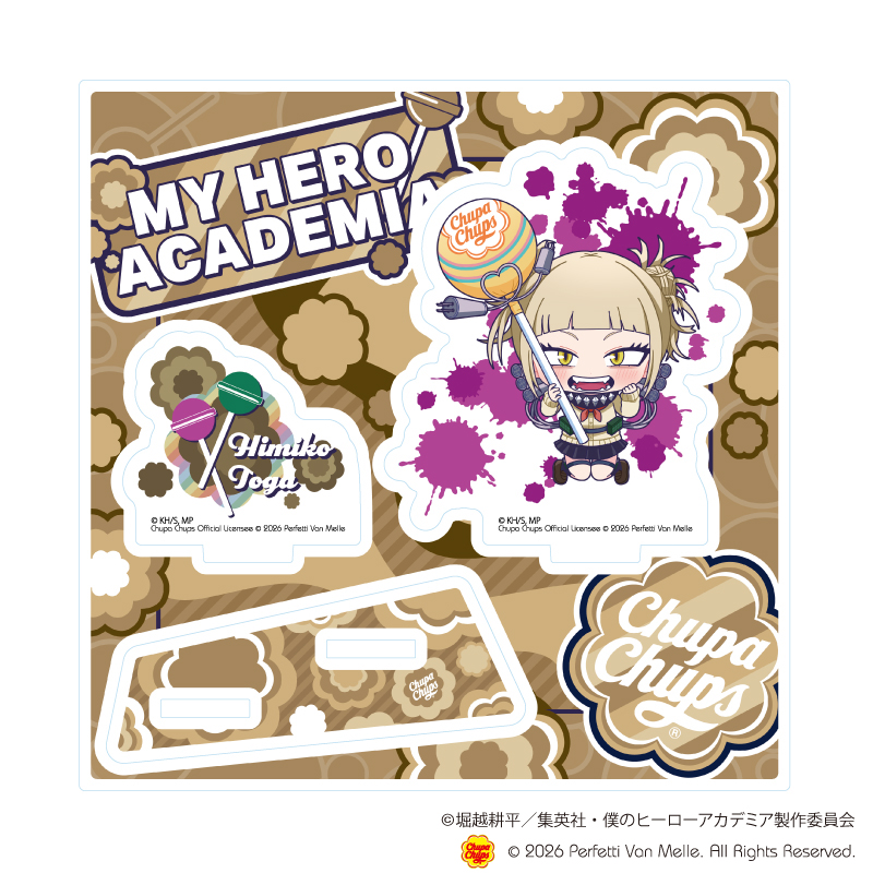 アクリルスタンドプレート「アニメ 『僕のヒーローアカデミア』×チュッパチャプス」10/トガヒミコ(ミニキャライラスト)