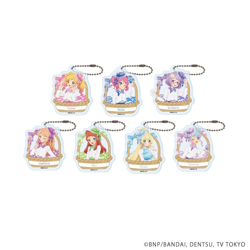 アクリルキーホルダー「アイカツスターズ！」08/イースターver. トレーディング(全7種)(描き下ろしイラスト)