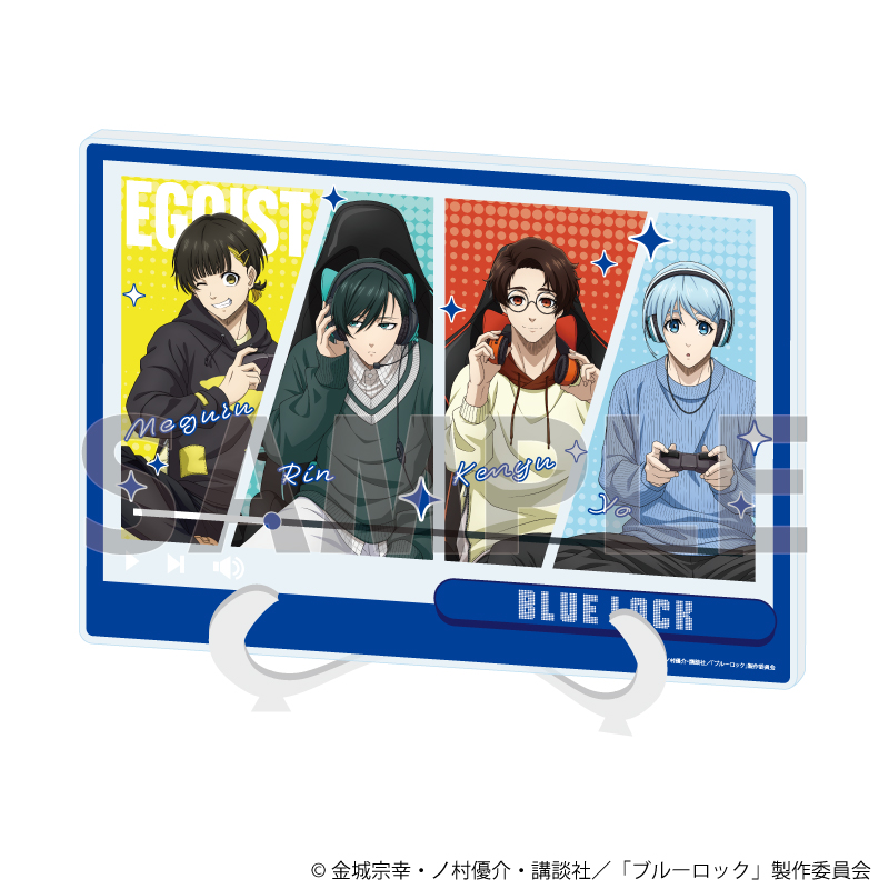 アクリルアートボード(A5サイズ)「TVアニメ『ブルーロック』」04/コマ割りデザインB ゲーム実況ver.(描き下ろしイラスト)