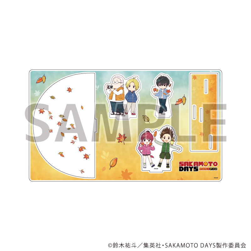 アクリルアートボード「SAKAMOTO DAYS」05/デザインA 紅葉ver.(グラフアートイラスト)