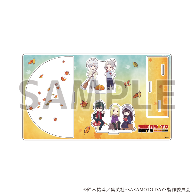 アクリルアートボード「SAKAMOTO DAYS」06/デザインB 紅葉ver.(グラフアートイラスト)