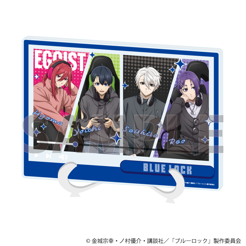 アクリルアートボード(A5サイズ)「TVアニメ『ブルーロック』」03/コマ割りデザインA ゲーム実況ver.(描き下ろしイラスト)