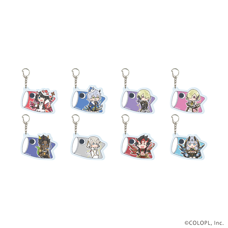 アクリルキーホルダー「白猫プロジェクト」08/こどもの日ver. コンプリートセット(全8種)(グラフアートイラスト)