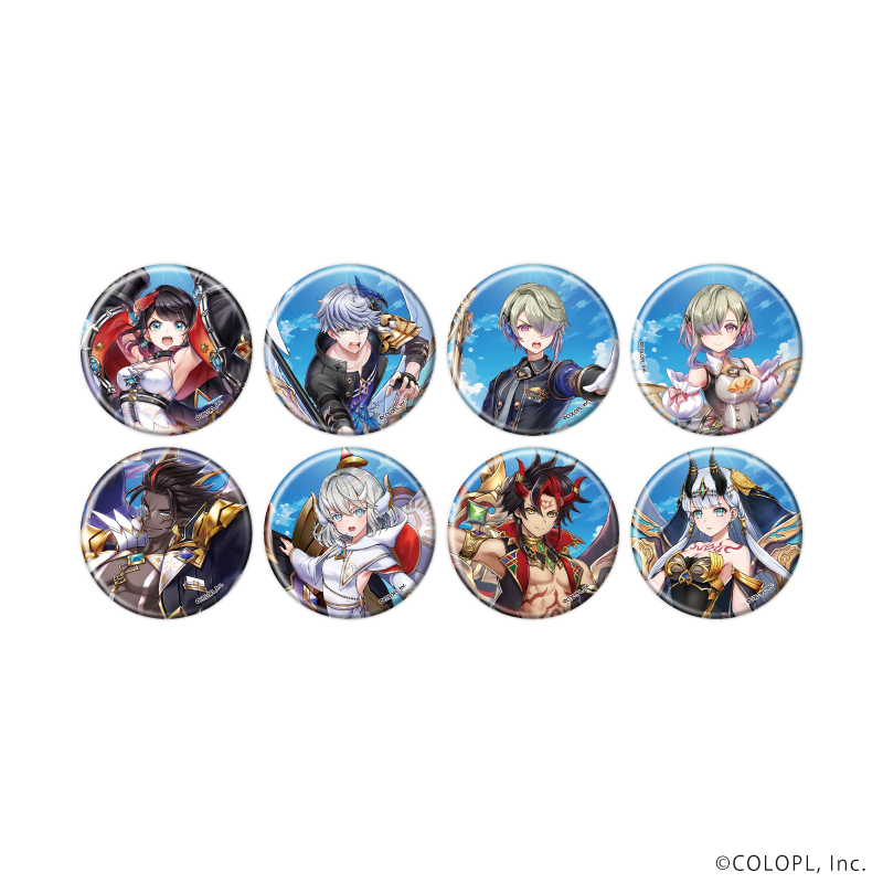 缶バッジ「白猫プロジェクト」15/ブラインド(全8種)(公式イラスト)