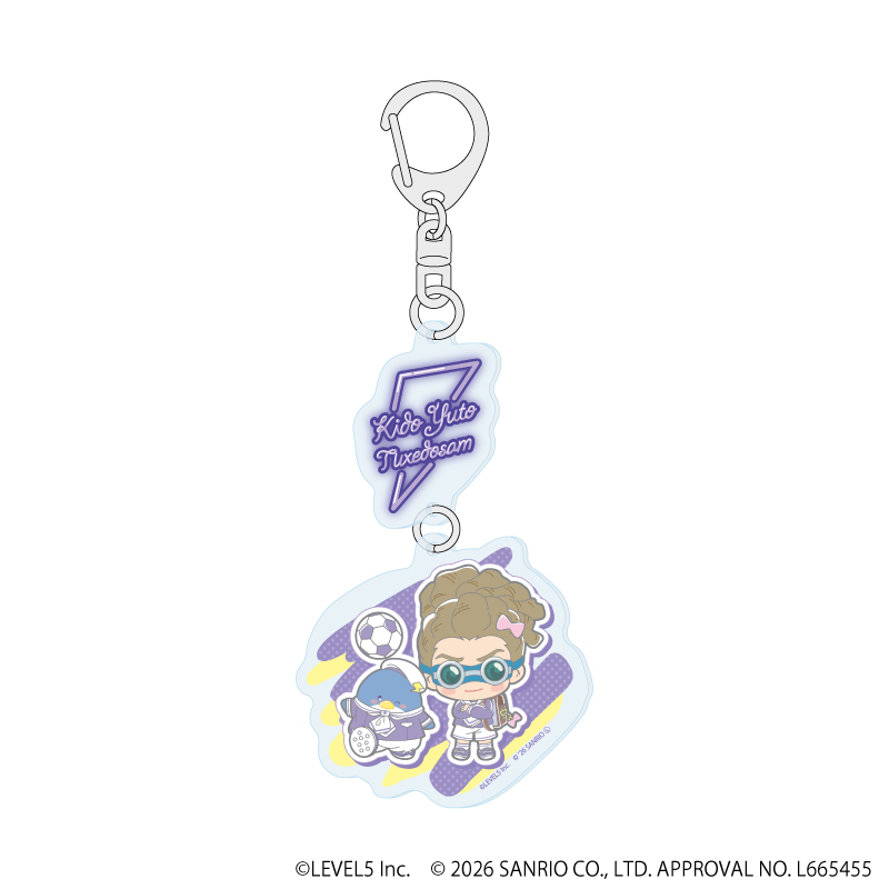 連結アクリルキーホルダー「イナズマイレブン×サンリオキャラクターズ」03/鬼道有人×タキシードサム(コラボイラスト)