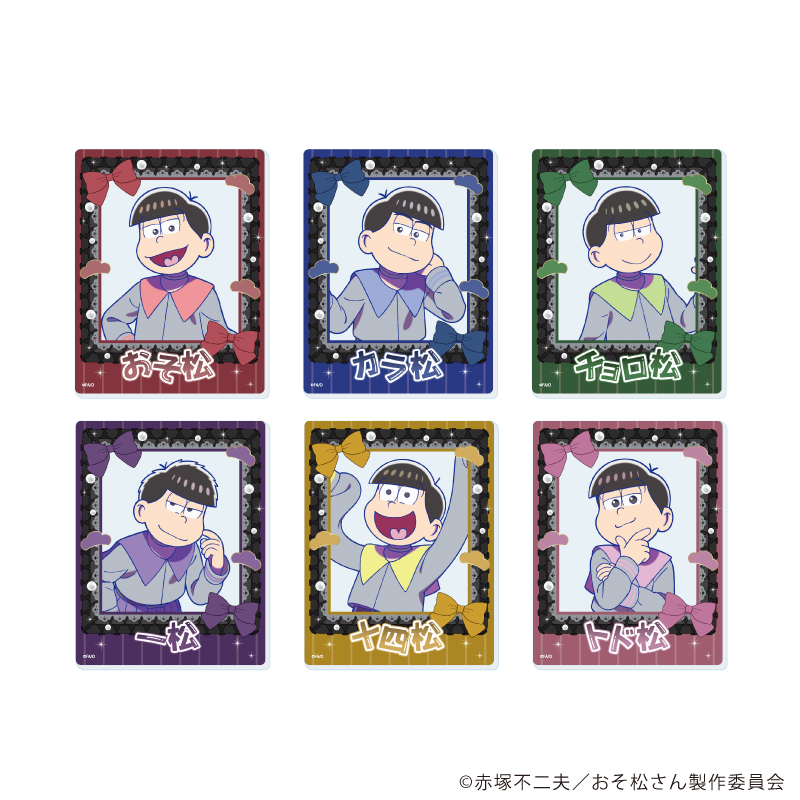 アクリルカード「おそ松さん」01/和風セーラーver. ブラインド(全6種)(描き下ろしイラスト)