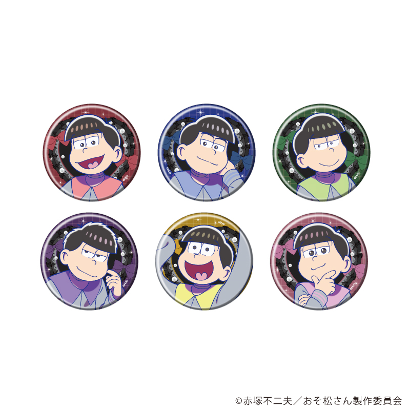 缶バッジ「おそ松さん」05/和風セーラーver. ブラインド(全6種)(描き下ろしイラスト)