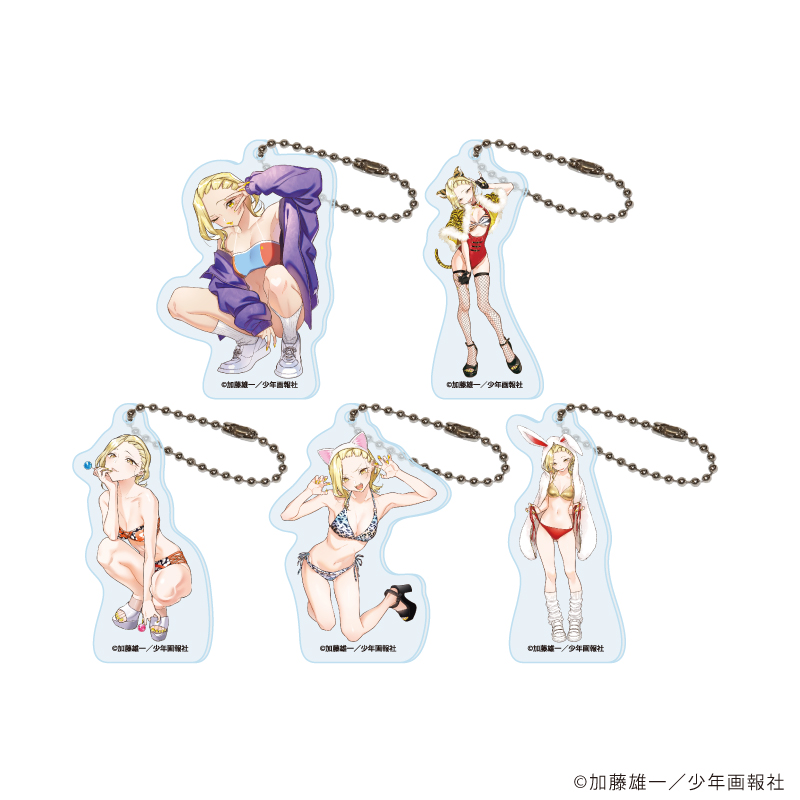 アクリルキーホルダー「やんちゃギャルの安城さん」01/ブラインド(全5種)(公式イラスト)