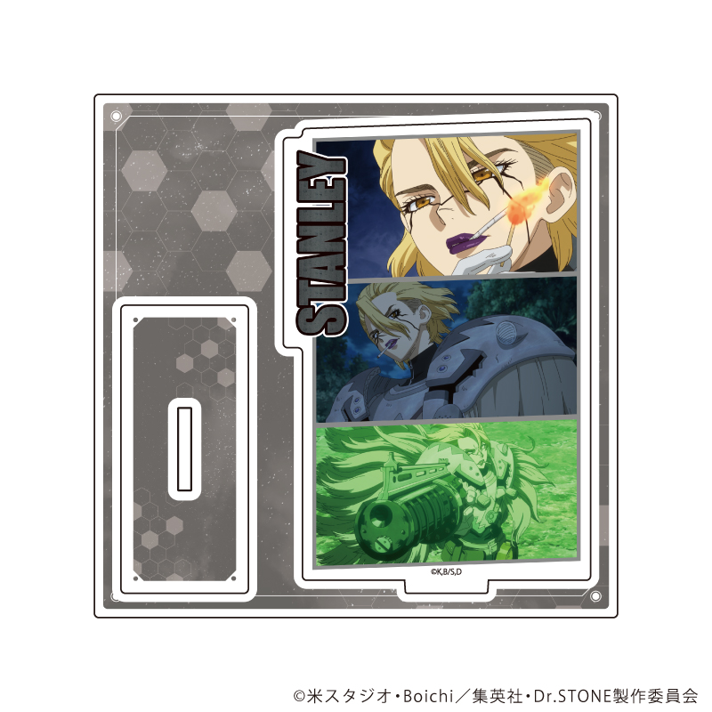 アクリルスタンドプレート「Dr.STONE」38/スタンリー・スナイダー(場面写イラスト)