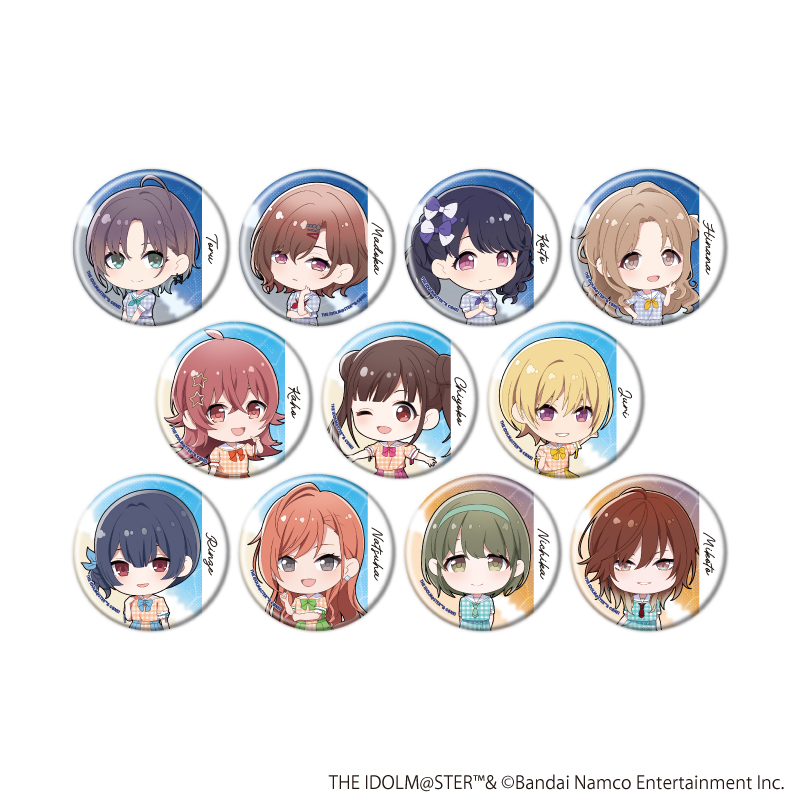 缶バッジ「アイドルマスター シャイニーカラーズ」05/セーラー風アイドル衣装ver. コンプリートセット(全11種)(ミニキャライラスト)